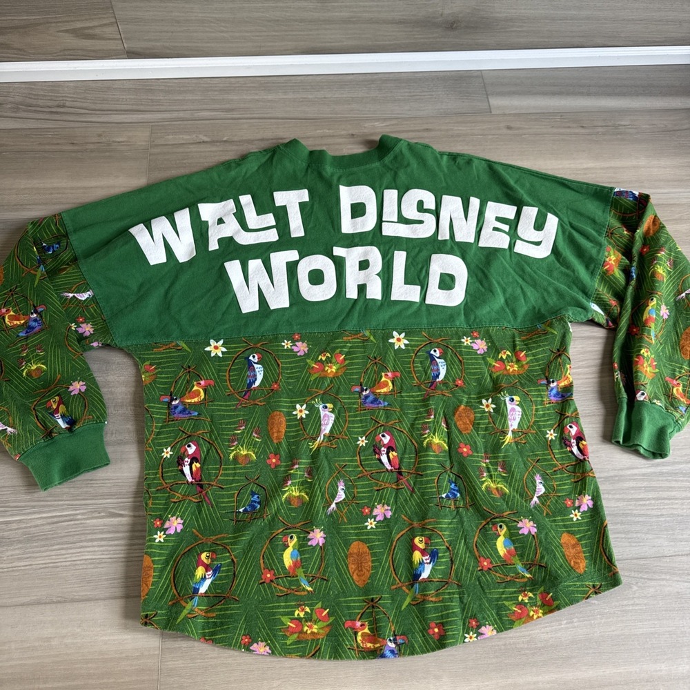 Disneyland Spirit Jersey Enchanted Tiki‎ Room Toucan Tropical Size Medium DISNEY - Picture 6 of 7